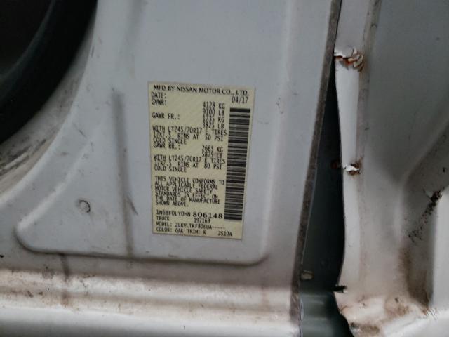 Photo 9 VIN: 1N6BF0LY0HN806148 - NISSAN NV 2500 S 