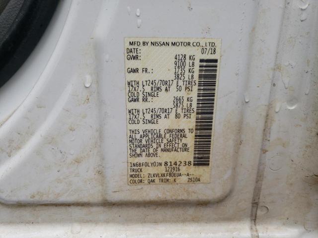 Photo 9 VIN: 1N6BF0LY0JN814238 - NISSAN NV 2500 S 