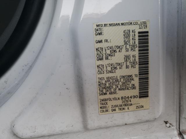 Photo 9 VIN: 1N6BF0LY0LN804490 - NISSAN NV 2500 S 