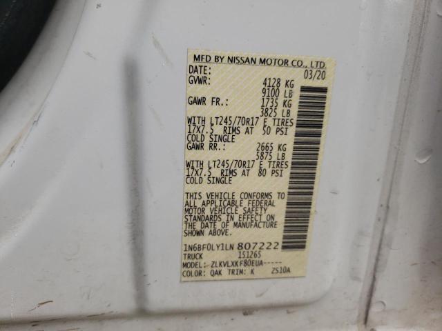 Photo 9 VIN: 1N6BF0LY1LN807222 - NISSAN NV 2500 S 