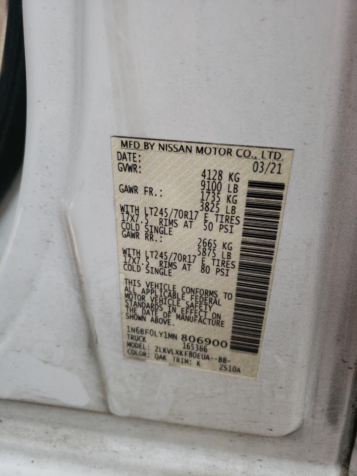 Photo 13 VIN: 1N6BF0LY1MN806900 - NISSAN NV 