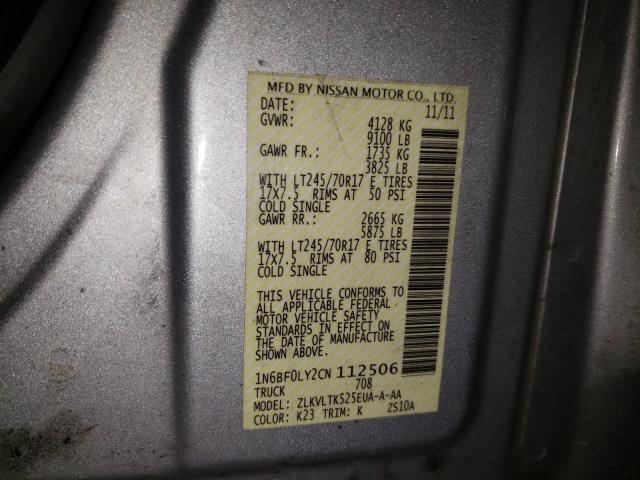 Photo 9 VIN: 1N6BF0LY2CN112506 - NISSAN NV 2500 