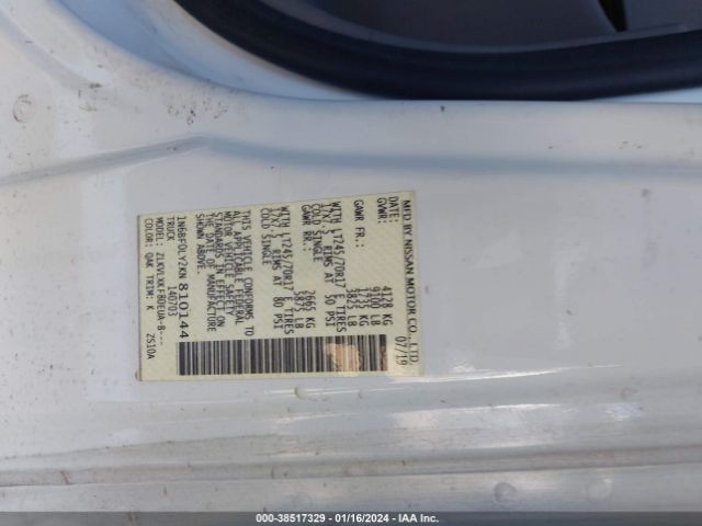 Photo 8 VIN: 1N6BF0LY2KN810144 - NISSAN NV 