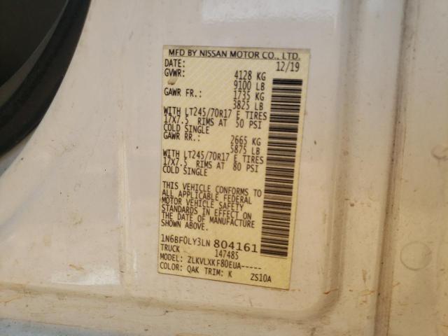 Photo 9 VIN: 1N6BF0LY3LN804161 - NISSAN NV 2500 S 