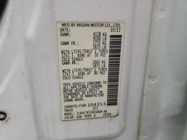 Photo 9 VIN: 1N6BF0LY5DN104353 - NISSAN NV 2500 