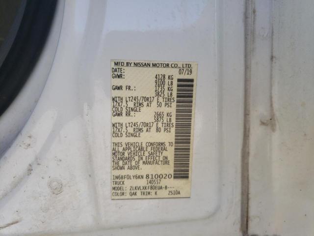 Photo 9 VIN: 1N6BF0LY6KN810020 - NISSAN NV 2500 S 