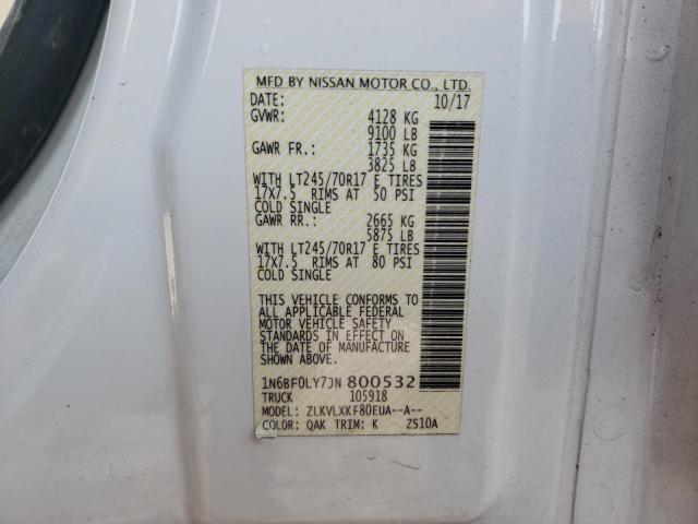 Photo 11 VIN: 1N6BF0LY7JN800532 - NISSAN NV 2500 S 