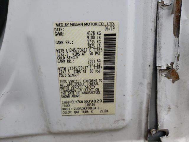 Photo 9 VIN: 1N6BF0LY7KN809829 - NISSAN NV 2500 S 