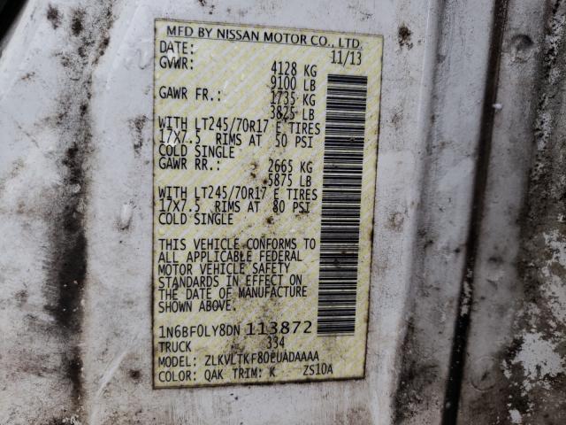 Photo 9 VIN: 1N6BF0LY8DN113872 - NISSAN NV 2500 