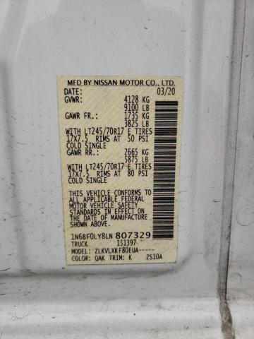 Photo 9 VIN: 1N6BF0LY8LN807329 - NISSAN NV 2500 S 