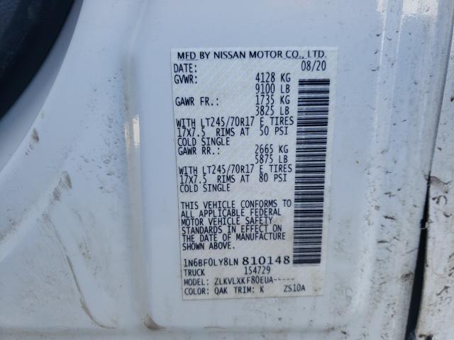 Photo 9 VIN: 1N6BF0LY8LN810148 - NISSAN NV 2500 S 