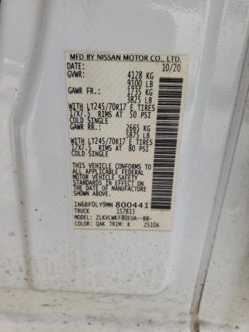 Photo 12 VIN: 1N6BF0LY9MN800441 - NISSAN NV 2500 S 