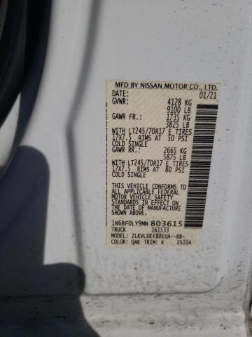 Photo 12 VIN: 1N6BF0LY9MN803615 - NISSAN NV 2500 S 