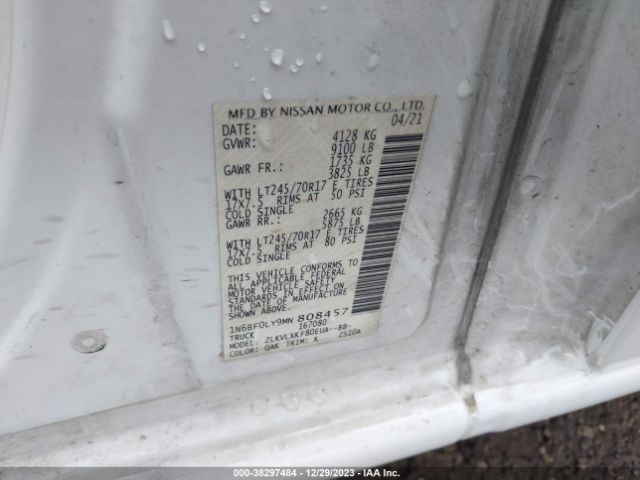 Photo 8 VIN: 1N6BF0LY9MN808457 - NISSAN NV CARGO NV2500 HD 