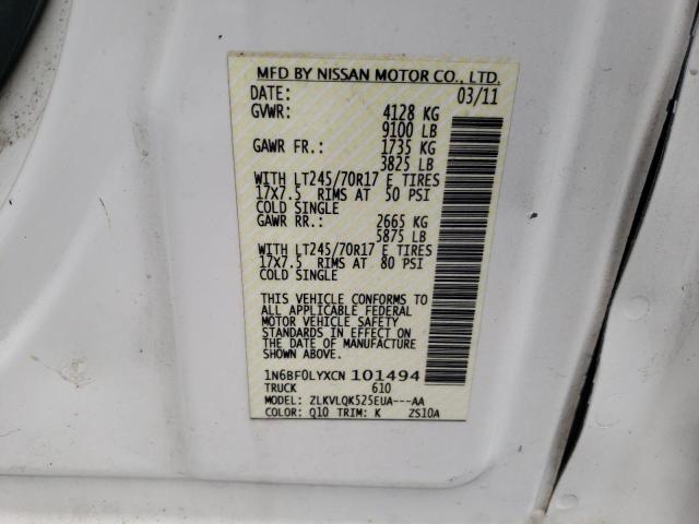 Photo 12 VIN: 1N6BF0LYXCN101494 - NISSAN NV 