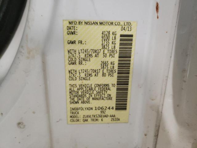 Photo 12 VIN: 1N6BF0LYXDN106244 - NISSAN NV 2500 