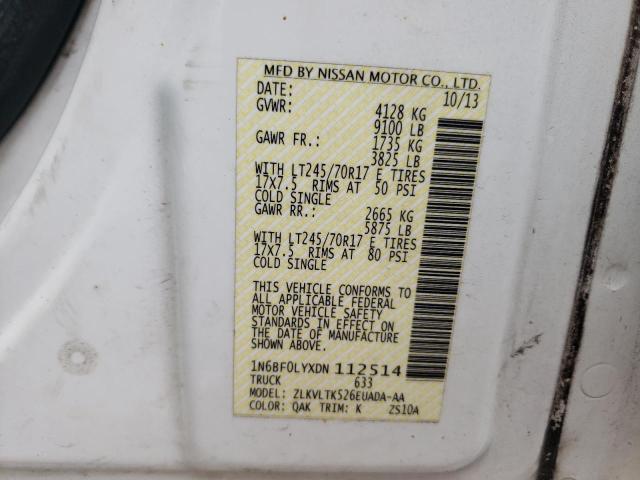 Photo 9 VIN: 1N6BF0LYXDN112514 - NISSAN NV 2500 