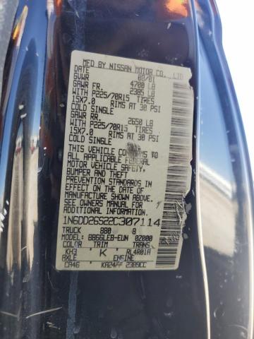 Photo 11 VIN: 1N6DD26S22C307114 - NISSAN FRONTIER 