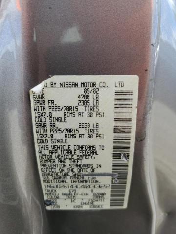 Photo 12 VIN: 1N6DD26T43C403322 - NISSAN FRONTIER 