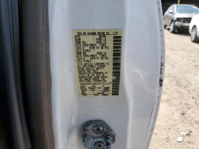 Photo 11 VIN: 1N6DD26TX4C473117 - NISSAN FRONTIER K 