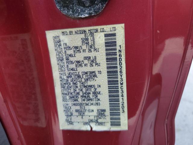 Photo 11 VIN: 1N6DD26Y3WC341203 - NISSAN FRONTIER K 