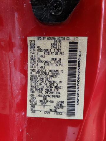 Photo 11 VIN: 1N6DD26Y9WC376702 - NISSAN FRONTIER 