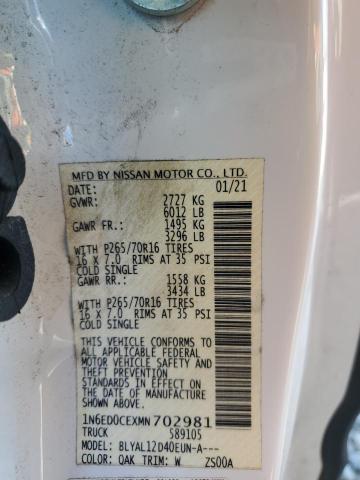 Photo 11 VIN: 1N6ED0CEXMN702981 - NISSAN FRONTIER 