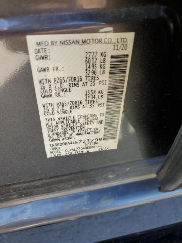 Photo 11 VIN: 1N6ED0EA4LN723799 - NISSAN FRONTIER 