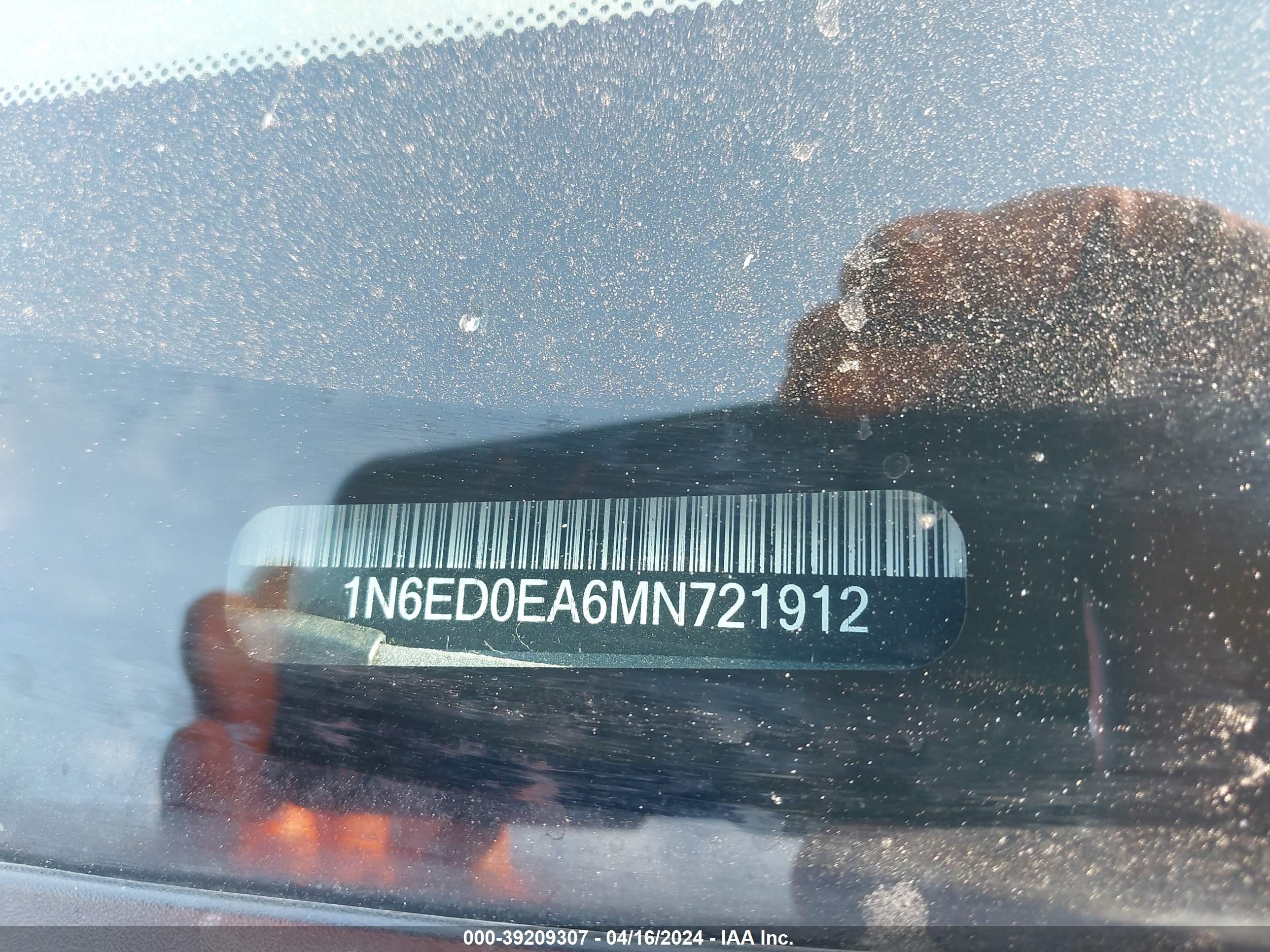 Photo 8 VIN: 1N6ED0EA6MN721912 - NISSAN NAVARA (FRONTIER) 