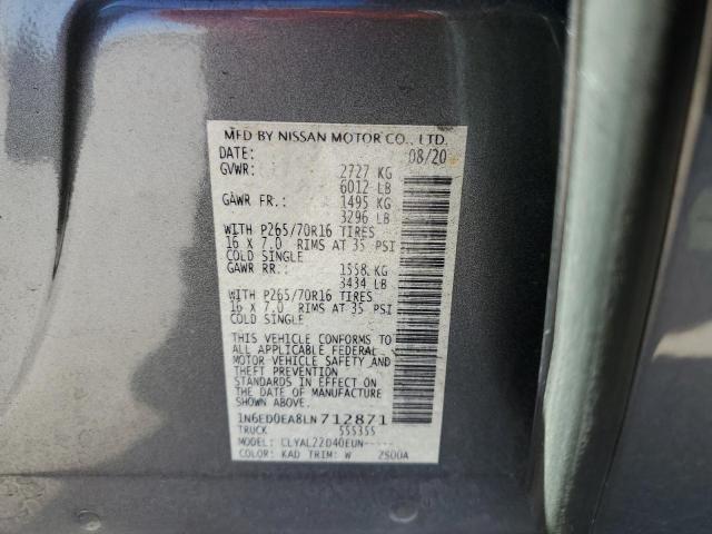 Photo 11 VIN: 1N6ED0EA8LN712871 - NISSAN FRONTIER S 