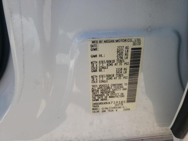 Photo 9 VIN: 1N6ED0EA9LN719165 - NISSAN FRONTIER S 