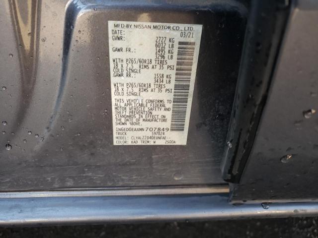 Photo 11 VIN: 1N6ED0EAXMN707849 - NISSAN FRONTIER 