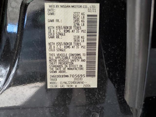 Photo 11 VIN: 1N6ED0EB9MN705695 - NISSAN FRONTIER S 