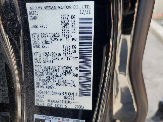 Photo 11 VIN: 1N6ED1CL2NN635041 - NISSAN FRONTIER S 