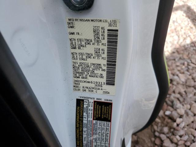 Photo 11 VIN: 1N6ED1CM5NN619313 - NISSAN FRONTIER 