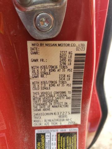 Photo 11 VIN: 1N6ED1CMXPN637275 - NISSAN FRONTIER S 