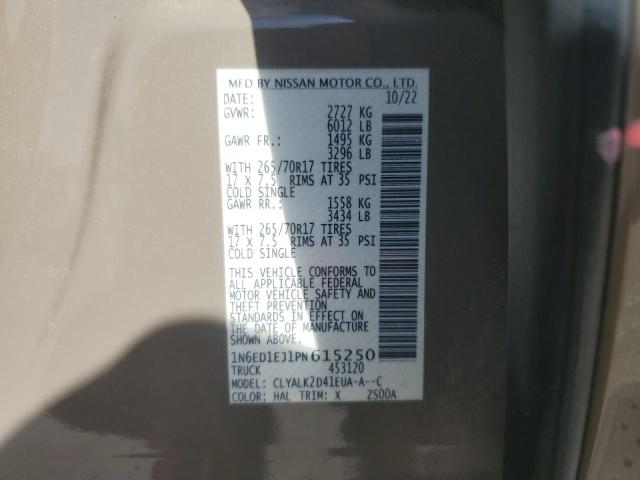 Photo 11 VIN: 1N6ED1EJ1PN615250 - NISSAN FRONTIER S 