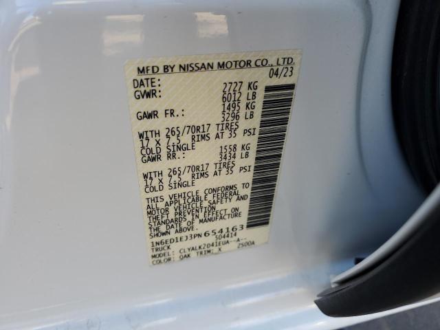 Photo 11 VIN: 1N6ED1EJ3PN654163 - NISSAN FRONTIER S 