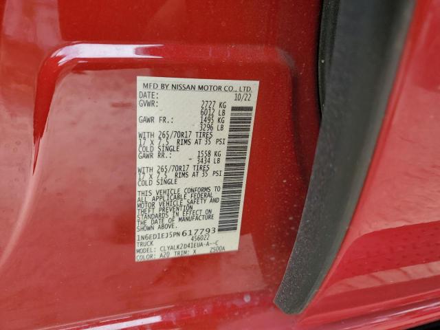 Photo 11 VIN: 1N6ED1EJ5PN617793 - NISSAN FRONTIER S 