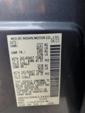 Photo 11 VIN: 1N6ED1EJ9PN653440 - NISSAN FRONTIER S 