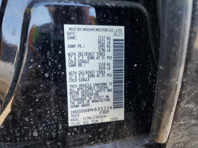 Photo 12 VIN: 1N6ED1EK8PN635228 - NISSAN FRONTIER S 