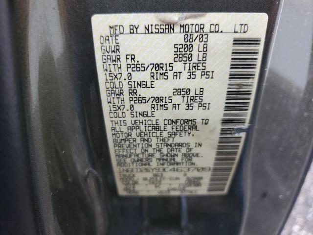 Photo 11 VIN: 1N6ED26Y93C463709 - NISSAN FRONTIER 