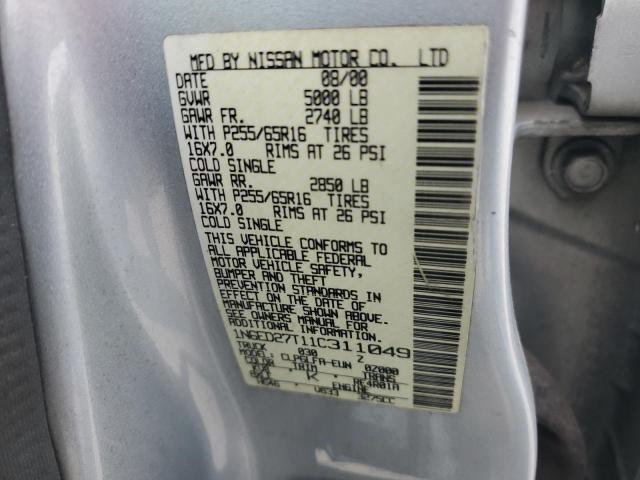 Photo 11 VIN: 1N6ED27T11C311049 - NISSAN FRONTIER 