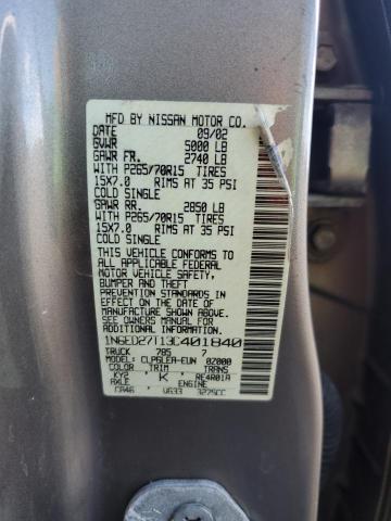 Photo 12 VIN: 1N6ED27T13C401840 - NISSAN FRONTIER 