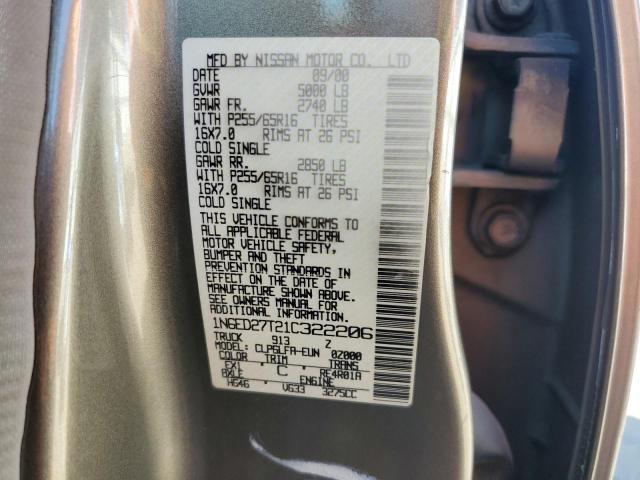 Photo 12 VIN: 1N6ED27T21C322206 - NISSAN FRONTIER 