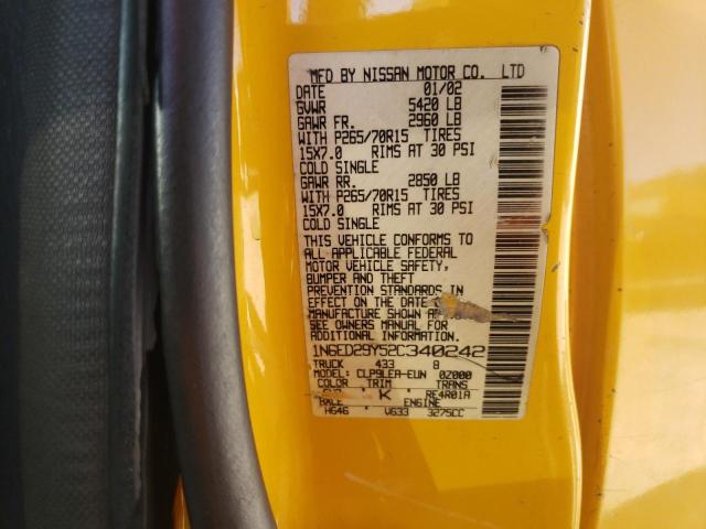 Photo 11 VIN: 1N6ED29Y52C340242 - NISSAN FRONTIER C 