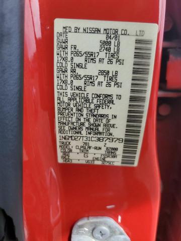 Photo 12 VIN: 1N6MD27T31C387979 - NISSAN FRONTIER 