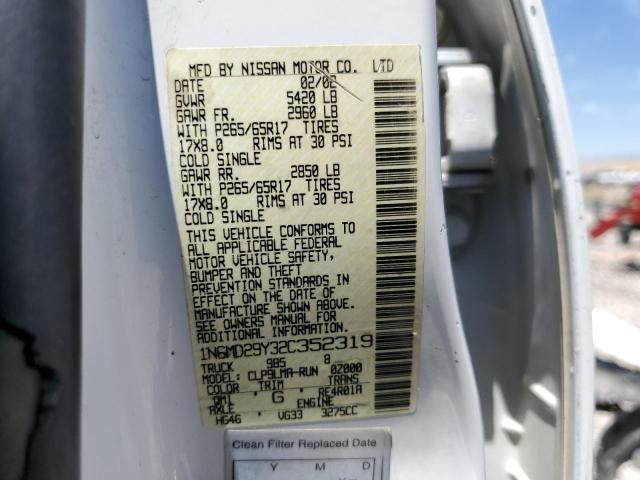 Photo 12 VIN: 1N6MD29Y32C352319 - NISSAN FRONTIER 