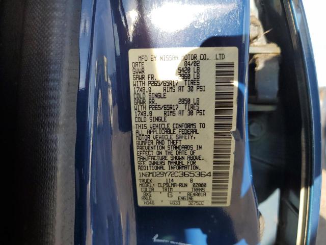 Photo 11 VIN: 1N6MD29Y72C365364 - NISSAN FRONTIER C 