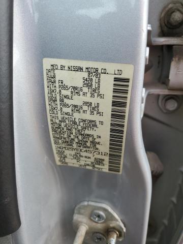 Photo 11 VIN: 1N6MD29Y83C457312 - NISSAN FRONTIER C 